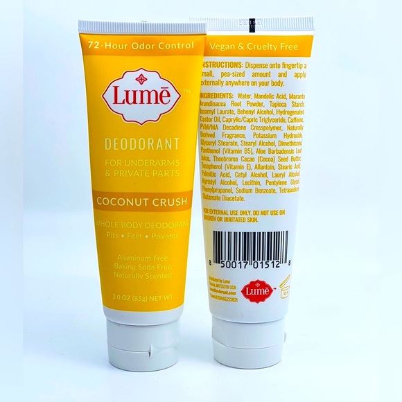 All Natural Whole Body Deodorant Full Size Tube 3oz Original Formula White Logo - Picture 9 of 9